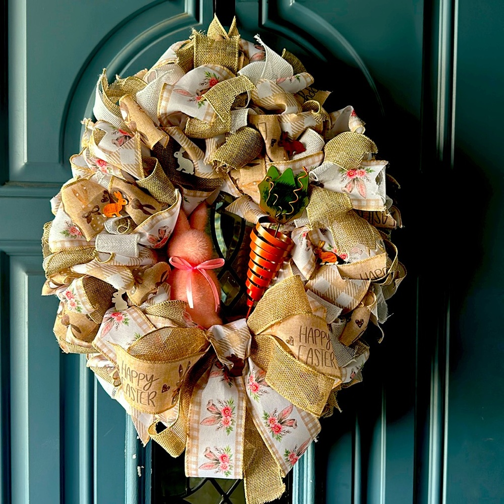 Easter Wreath homemade by me